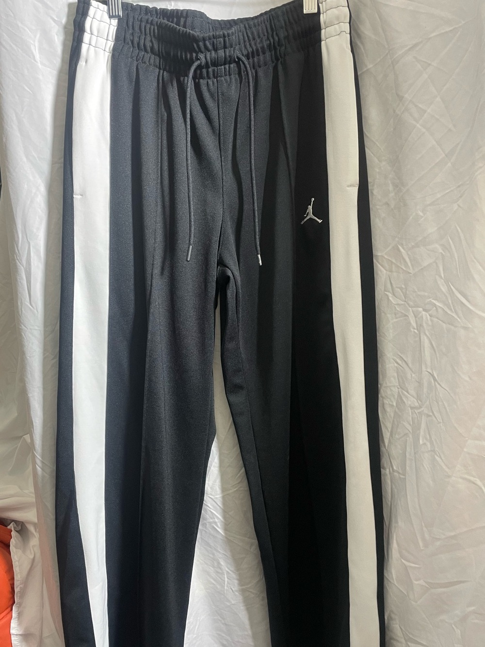 Jordan Black & White Side-Panel Track Joggers